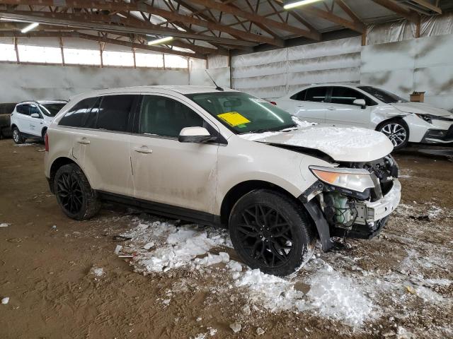 2FMDK4KC1DBA18128 - 2013 FORD EDGE LIMITED WHITE photo 4