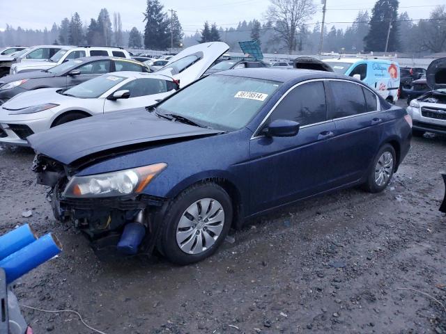 1HGCP2F38BA102117 - 2011 HONDA ACCORD LX BLUE photo 1