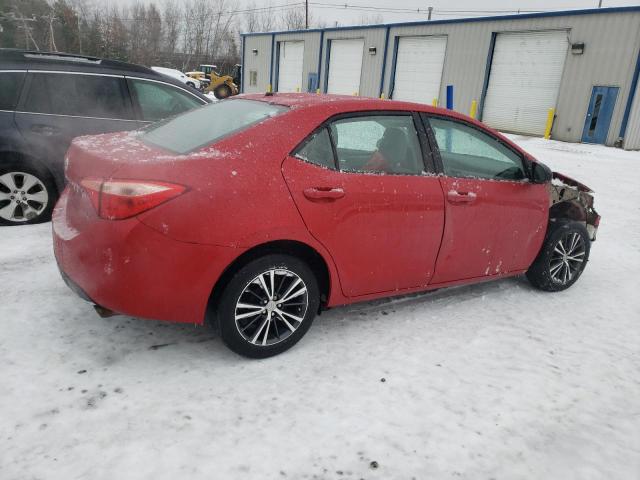 2T1BURHEXHC924786 - 2017 TOYOTA COROLLA L RED photo 3