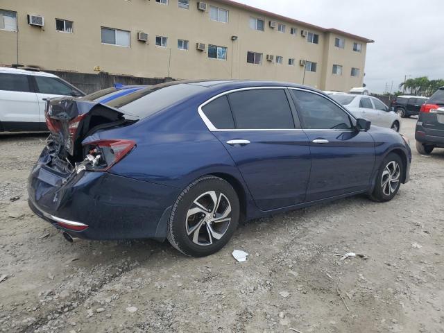 1HGCR2F35GA124965 - 2016 HONDA ACCORD LX BLUE photo 3