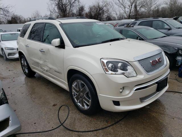 1GKKVTED2BJ247626 - 2011 GMC ACADIA DENALI WHITE photo 4