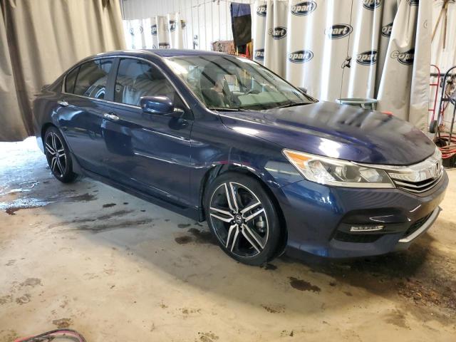 1HGCR2F11HA288536 - 2017 HONDA ACCORD SPORT SPECIAL EDITION BLUE photo 4