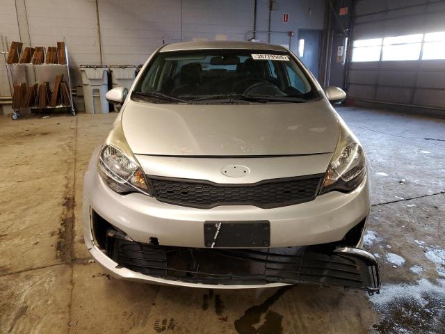 KNADM4A38G6676951 - 2016 KIA RIO LX SILVER photo 5