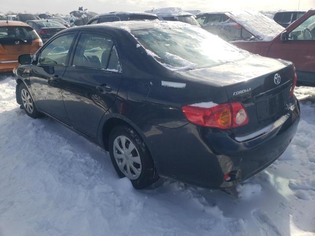 JTDBL40E59J032386 - 2009 TOYOTA COROLLA BASE BLACK photo 2