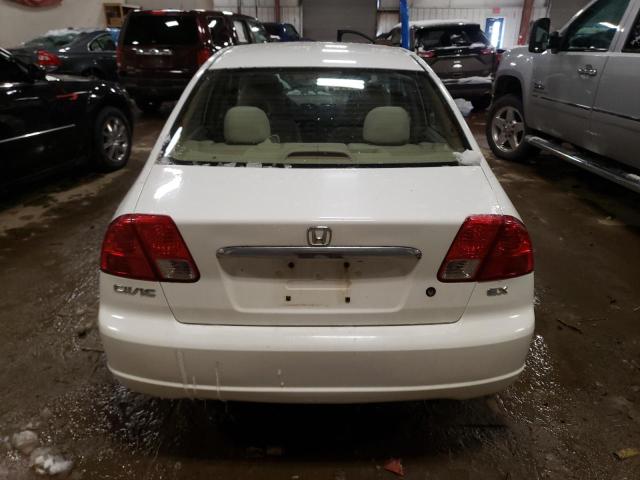 1HGES26713L033903 - 2003 HONDA CIVIC EX WHITE photo 6