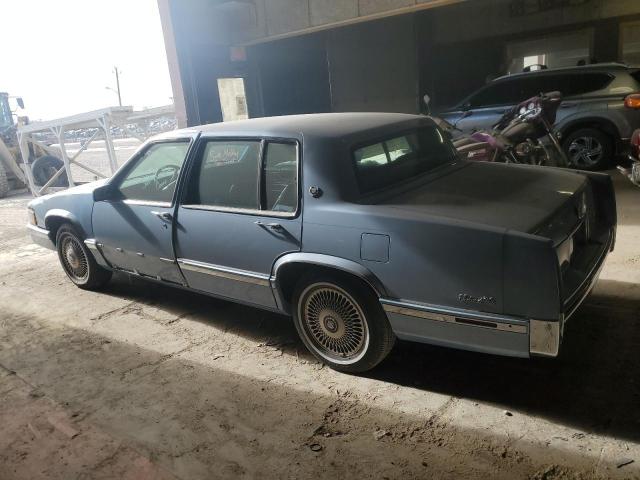 1G6CD53B7M4331669 - 1991 CADILLAC DEVILLE BLUE photo 2