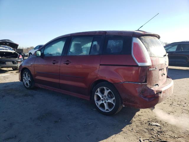 JM1CR293180314845 - 2008 MAZDA 5 RED photo 2