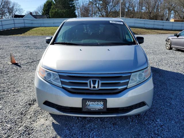 5FNRL5H60CB062802 - 2012 HONDA ODYSSEY EXL SILVER photo 5