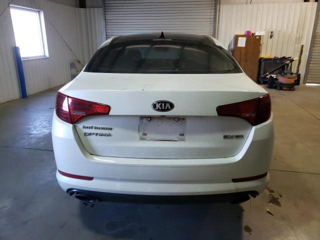 5XXGN4A75DG136115 - 2013 KIA OPTIMA EX WHITE photo 6