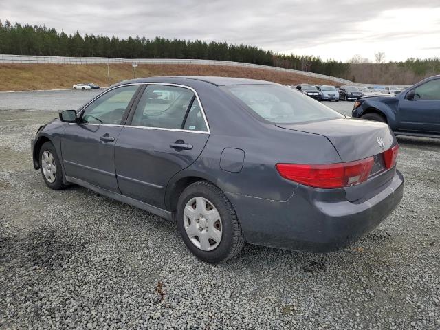 1HGCM56435A149336 - 2005 HONDA ACCORD LX CHARCOAL photo 2