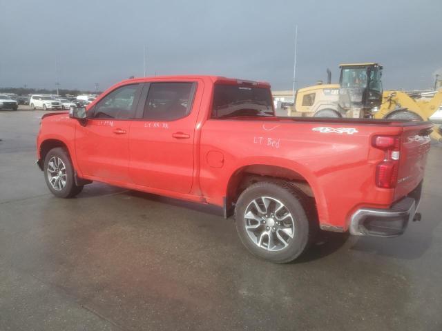 1GCPDKEK8NZ535055 - 2022 CHEVROLET SILVERADO K1500 LT-L RED photo 2