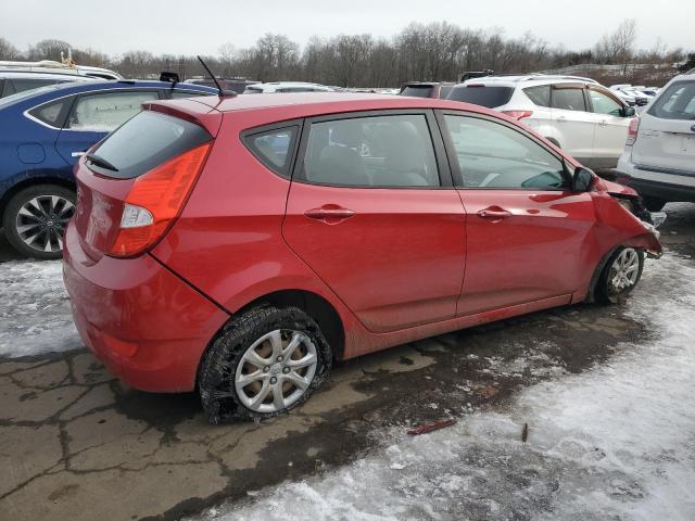 KMHCT5AEXEU151144 - 2014 HYUNDAI ACCENT GLS RED photo 3