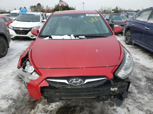 KMHCT5AEXEU151144 - 2014 HYUNDAI ACCENT GLS RED photo 5