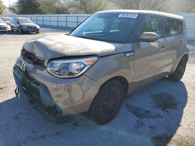 KNDJN2A26F7182207 - 2015 KIA SOUL TAN photo 1