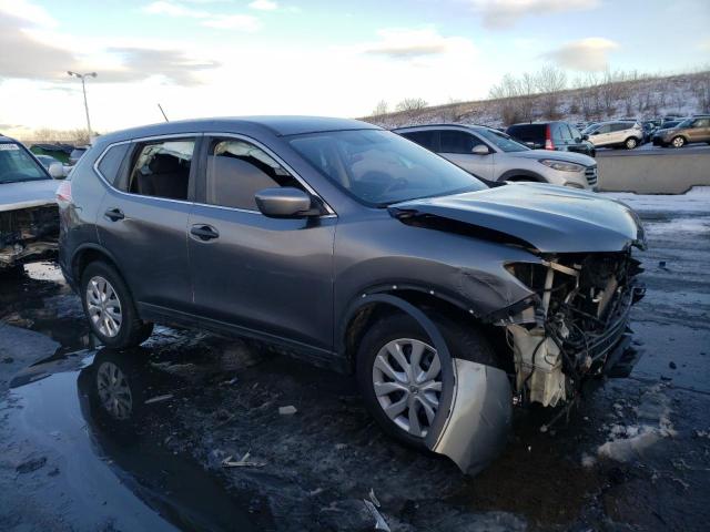 KNMAT2MVXGP681332 - 2016 NISSAN ROGUE S GRAY photo 4