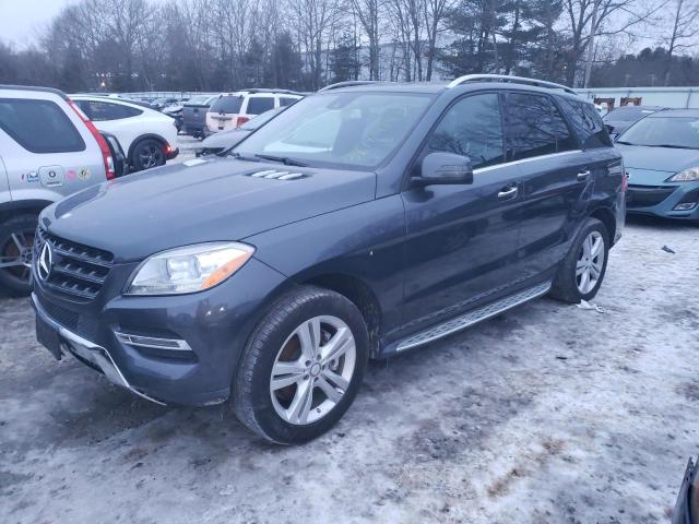 4JGDA5HB1FA483806 - 2015 MERCEDES-BENZ ML 350 4MATIC BLUE photo 1