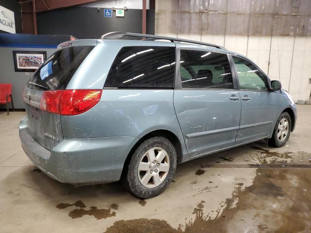 5TDZK23C68S184470 - 2008 TOYOTA SIENNA CE BLUE photo 3