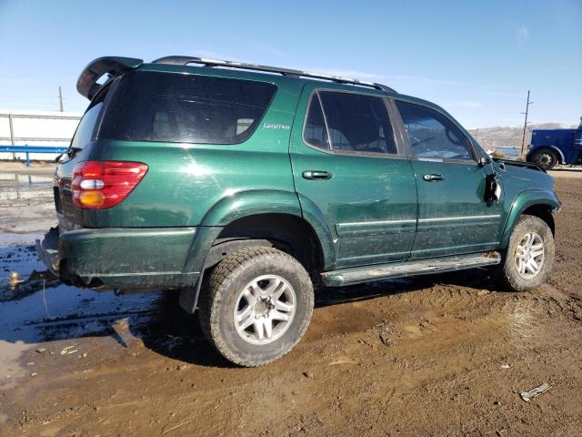 5TDBT48AX3S162157 - 2003 TOYOTA SEQUOIA LIMITED GREEN photo 3