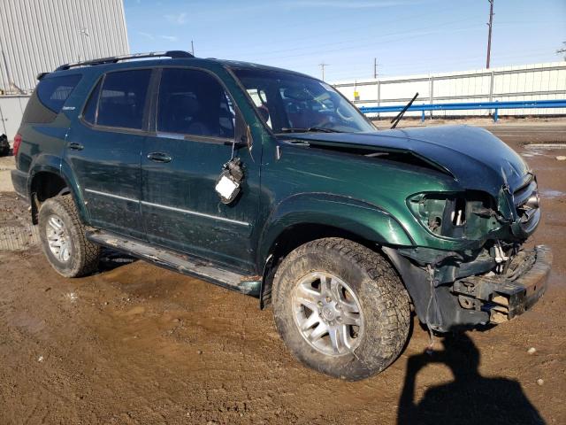 5TDBT48AX3S162157 - 2003 TOYOTA SEQUOIA LIMITED GREEN photo 4