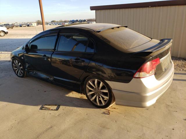 2HGFA55569H705811 - 2009 HONDA CIVIC SI BLACK photo 2