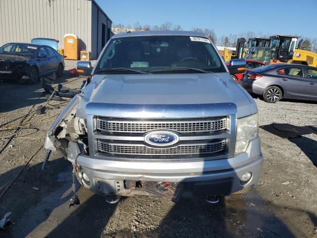 1FTFW1EF0BFA92223 - 2011 FORD F150 SUPERCREW SILVER photo 5