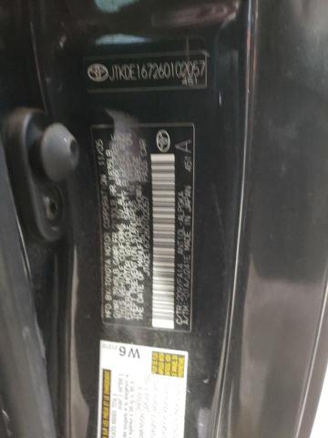 JTKDE167260102057 - 2006 TOYOTA SCION TC BLACK photo 12