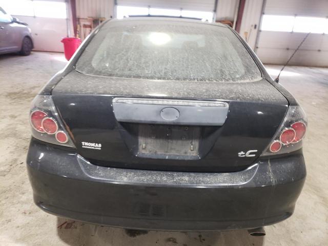 JTKDE167260102057 - 2006 TOYOTA SCION TC BLACK photo 6