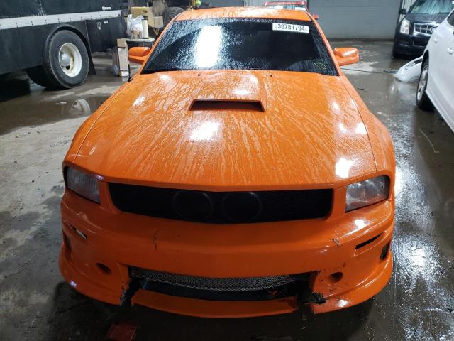 1ZVHT82H175201766 - 2007 FORD MUSTANG GT ORANGE photo 5