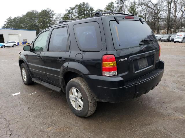 1FMYU02Z95KA95247 - 2005 FORD ESCAPE XLS BLACK photo 2