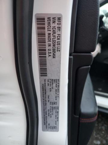 1C4RJFLG5MC665464 - 2021 JEEP GRAND CHER TRAILHAWK 白色 照片 12