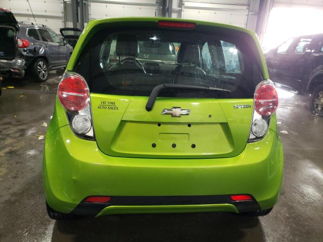 KL8CA6S95EC481189 - 2014 CHEVROLET SPARK LS GREEN photo 6