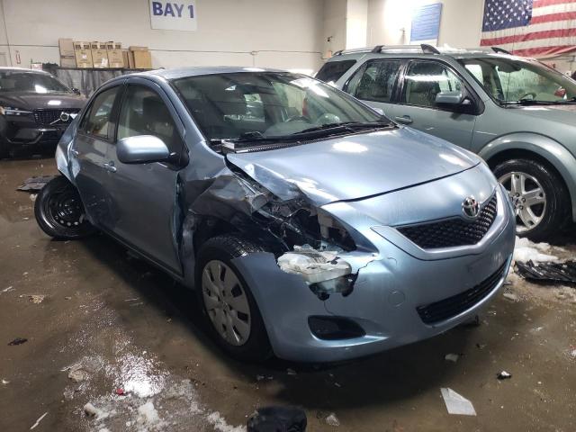 JTDBT4K35A1361816 - 2010 TOYOTA YARIS BLUE photo 4