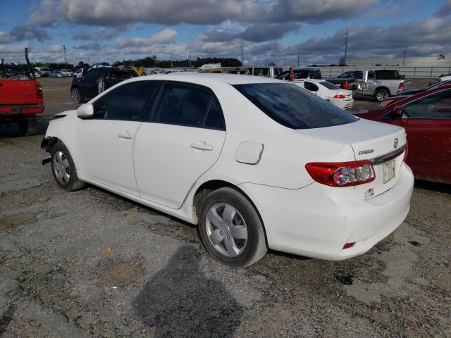 2T1BU4EE8BC727937 - 2011 TOYOTA COROLLA BASE WHITE photo 2