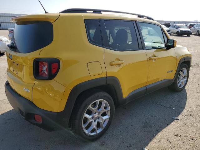 ZACCJABT6FPC06305 - 2015 JEEP RENEGADE LATITUDE YELLOW photo 3