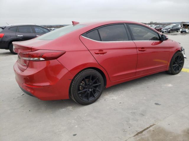 5NPD84LF0JH223614 - 2018 HYUNDAI ELANTRA SEL RED photo 3