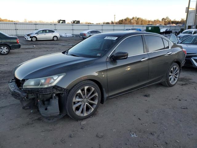 1HGCR2F53DA237634 - 2013 HONDA ACCORD SPORT GRAY photo 1