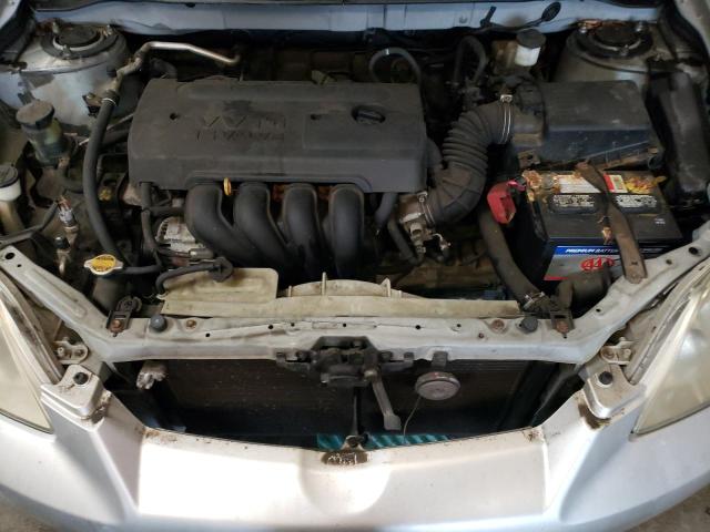 2T1KR32E87C636402 - 2007 TOYOTA COROLLA MA XR SILVER photo 11