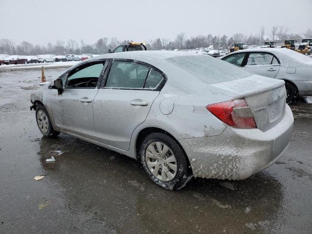 19XFB2F56CE012233 - 2012 HONDA CIVIC LX SILVER photo 2