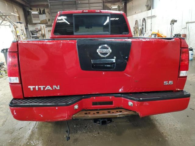 1N6AA07BX6N555975 - 2006 NISSAN TITAN XE RED photo 6