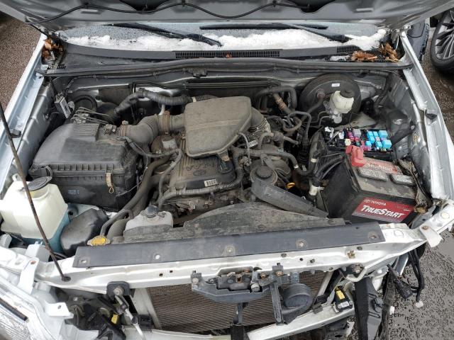 5TFTX4CN3DX022840 - 2013 TOYOTA TACOMA ACCESS CAB ვერცხლისფერი ფოტო 11