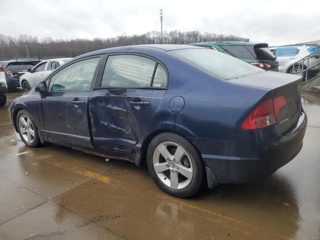 1HGFA16836L069798 - 2006 HONDA CIVIC EX BLUE photo 2