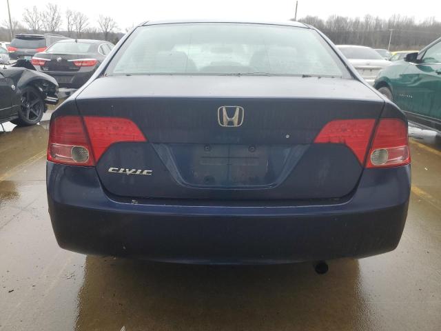 1HGFA16836L069798 - 2006 HONDA CIVIC EX BLUE photo 6