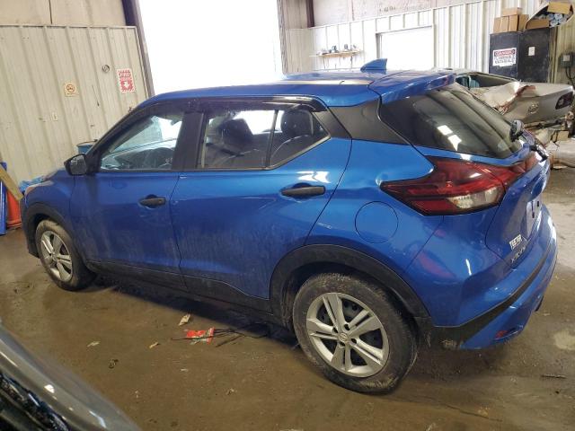 3N1CP5BV3NL500696 - 2022 NISSAN KICKS S BLUE photo 2