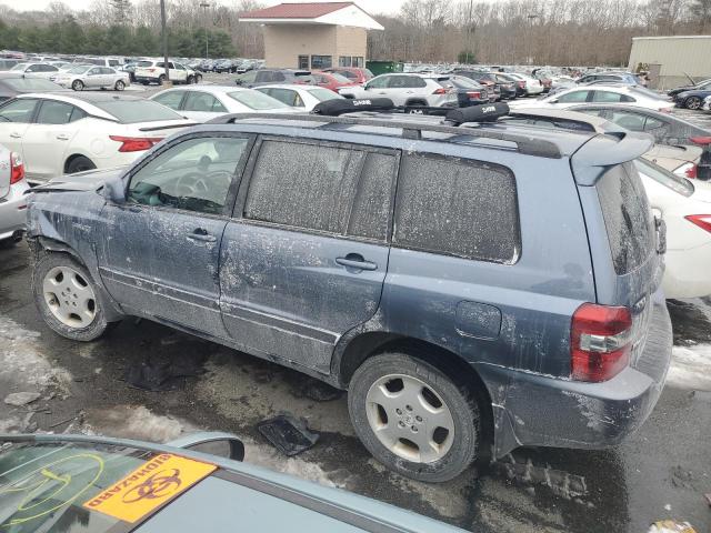 JTEEP21A660153362 - 2006 TOYOTA HIGHLANDER LIMITED BLUE photo 2