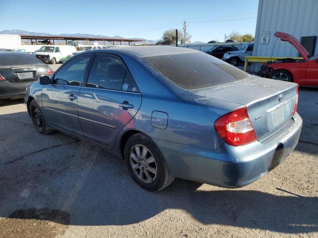 4T1BF30K54U569382 - 2004 TOYOTA CAMRY LE BLUE photo 2