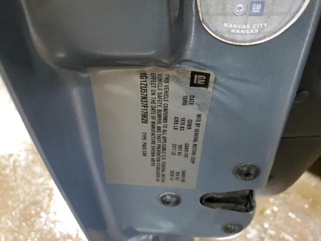 1G1ZU57N37F179628 - 2007 CHEVROLET MALIBU LTZ BLUE photo 12