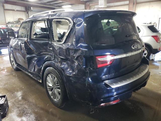 JN8AZ2NF7L9702680 - 2020 INFINITI QX80 LUXE BLUE photo 2