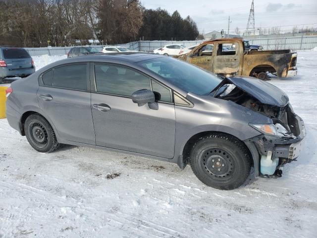 2HGFB2F59EH042996 - 2014 HONDA CIVIC LX GRAY photo 4