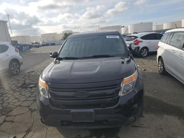 1FM5K8AR1DGC41070 - 2013 FORD EXPLORER POLICE INTERCEPTOR أسود صورة 5