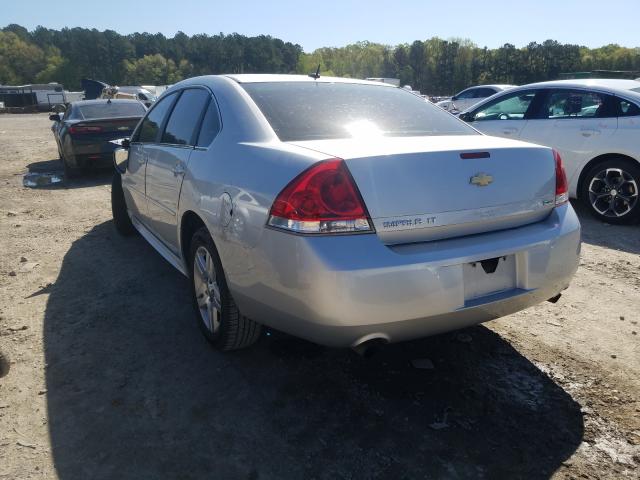 2G1WB5E31E1133603 - 2014 CHEVROLET IMPALA LIM LT SILVER photo 3